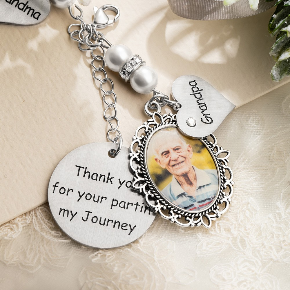 EverafterCharms-Customized Photo Charm for Bridal Memorial Bouquet